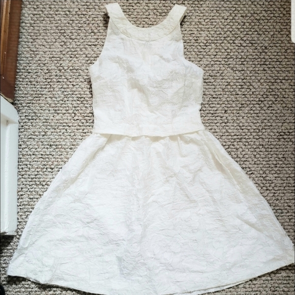 H&M | Dresses | Hm White Dress Floral Print | Poshmark